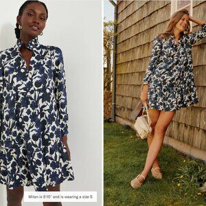 Tuckernuck | Palmerston Mini Swing Dress in Blue Poppy